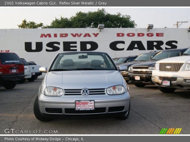 2002 Volkswagen Cabrio GLX in Reflex Silver Metallic