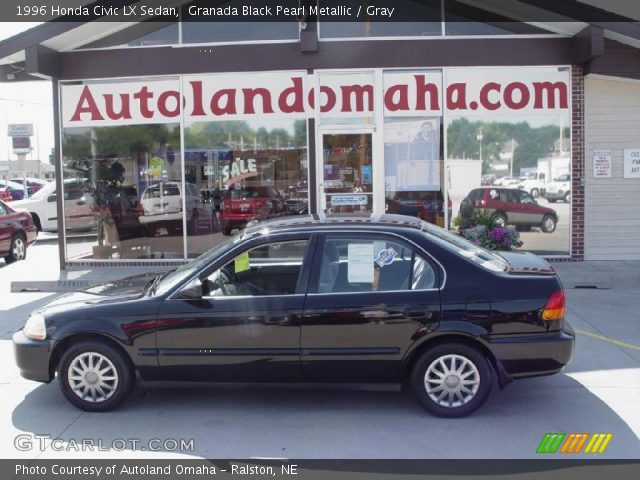 1996 Honda Civic LX Sedan in Granada Black Pearl Metallic