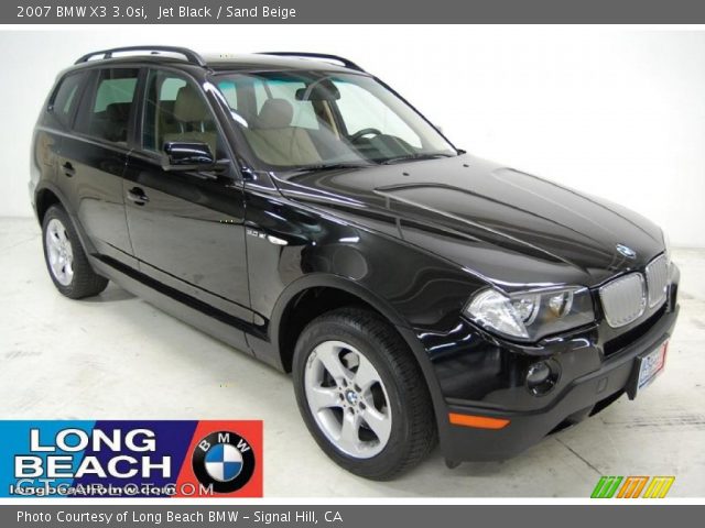 2007 BMW X3 3.0si in Jet Black