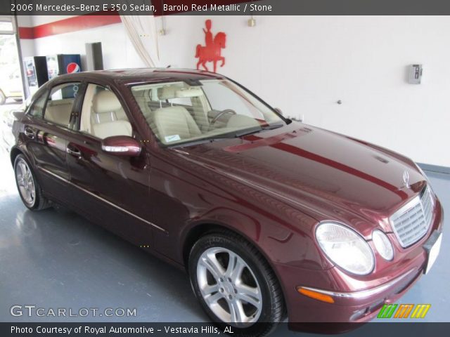 2006 Mercedes-Benz E 350 Sedan in Barolo Red Metallic