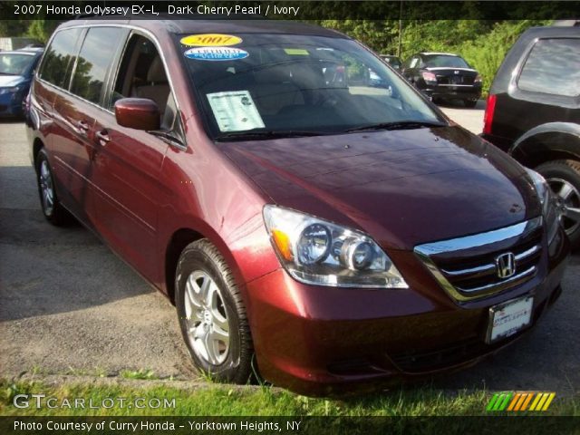 2007 Honda Odyssey EX-L in Dark Cherry Pearl