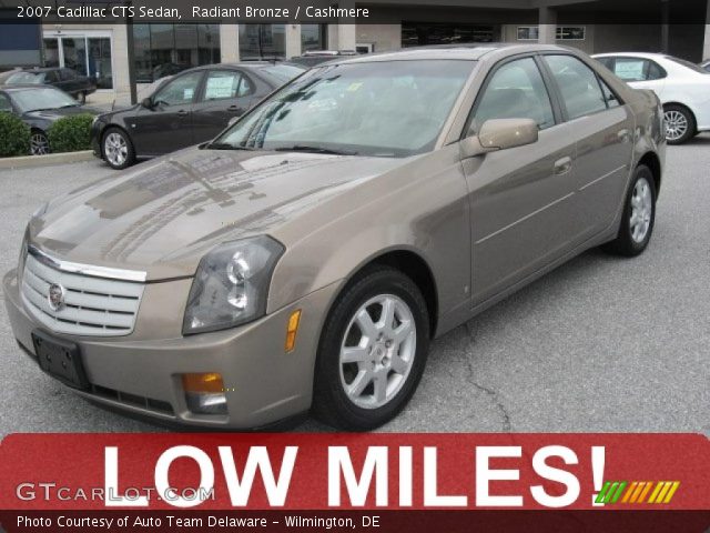 2007 Cadillac CTS Sedan in Radiant Bronze