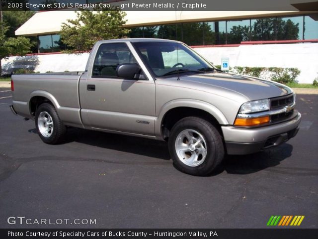 2003 Chevrolet S10 LS Regular Cab in Light Pewter Metallic
