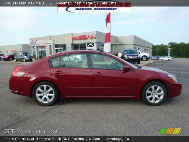 2008 Nissan Maxima 3.5 SL in Sonoma Sunset Metallic