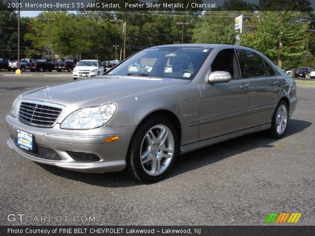 2005 Mercedes-Benz S 55 AMG Sedan in Pewter Silver Metallic