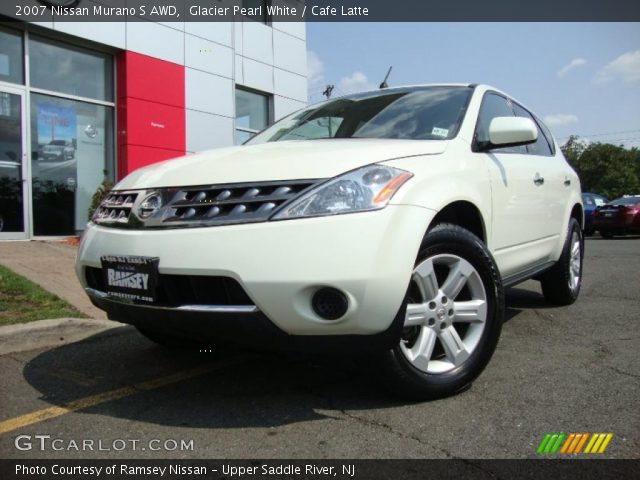 2007 Nissan Murano S AWD in Glacier Pearl White