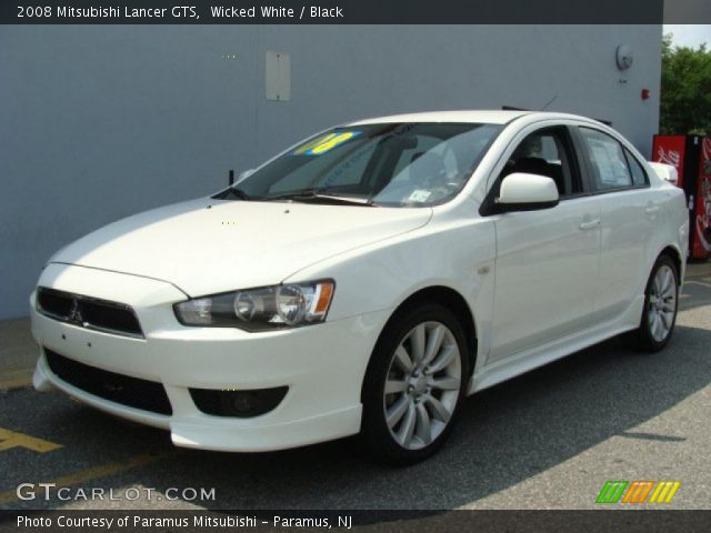 2008 Mitsubishi Lancer GTS in Wicked White