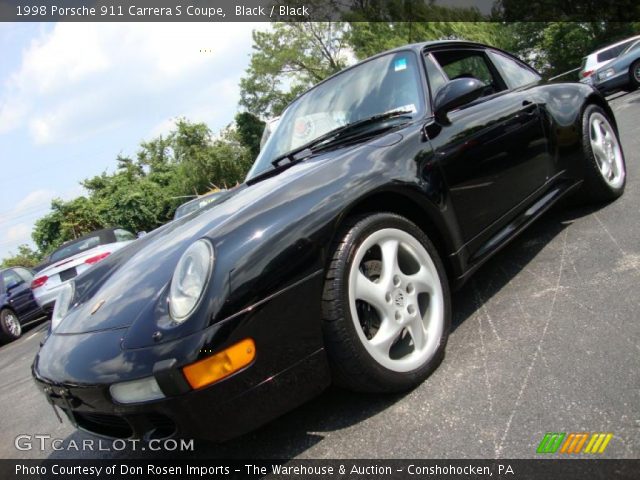 1998 Porsche 911 Carrera S Coupe in Black