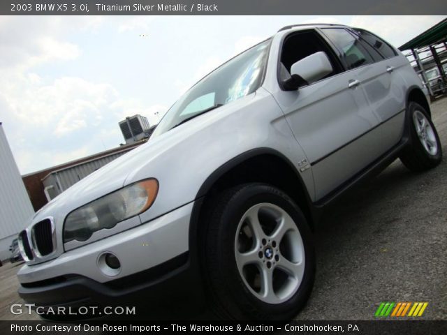 2003 BMW X5 3.0i in Titanium Silver Metallic