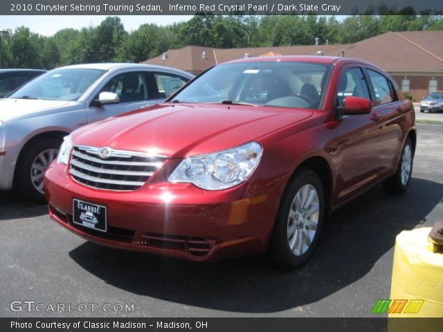 2010 Chrysler Sebring Touring Sedan in Inferno Red Crystal Pearl