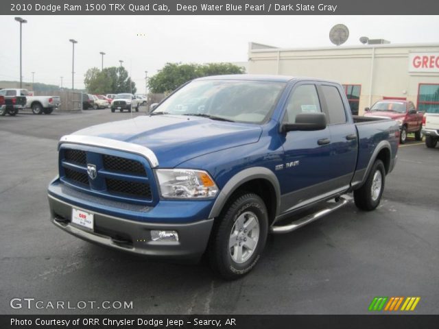 2010 Dodge Ram 1500 TRX Quad Cab in Deep Water Blue Pearl
