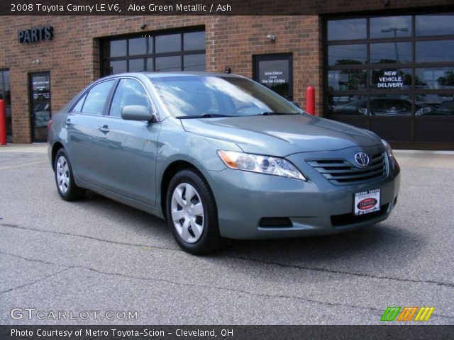 2008 Toyota Camry LE V6 in Aloe Green Metallic