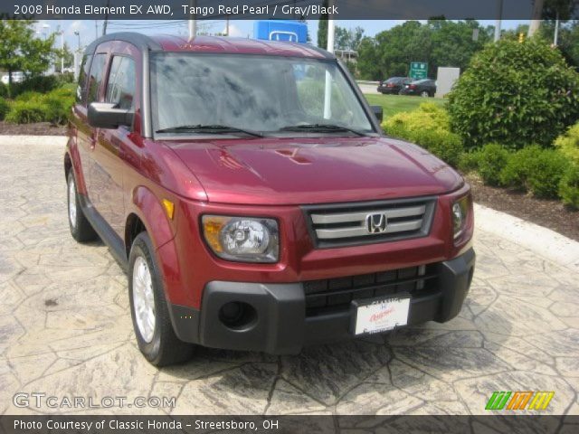 2008 Honda Element EX AWD in Tango Red Pearl