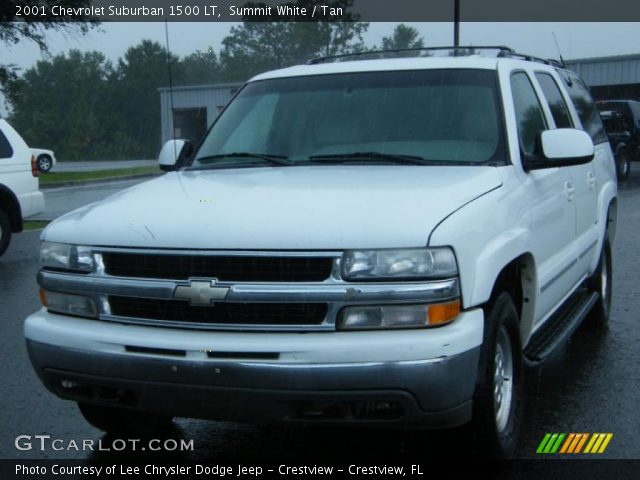 2001 Chevrolet Suburban 1500 LT in Summit White