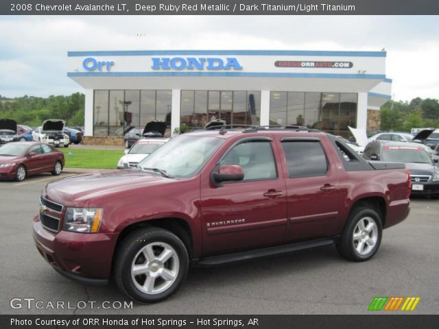 2008 Chevrolet Avalanche LT in Deep Ruby Red Metallic