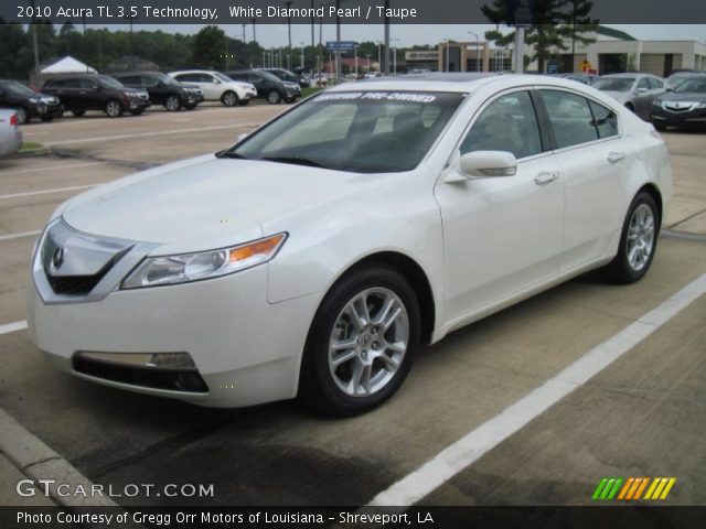 2010 Acura TL 3.5 Technology in White Diamond Pearl