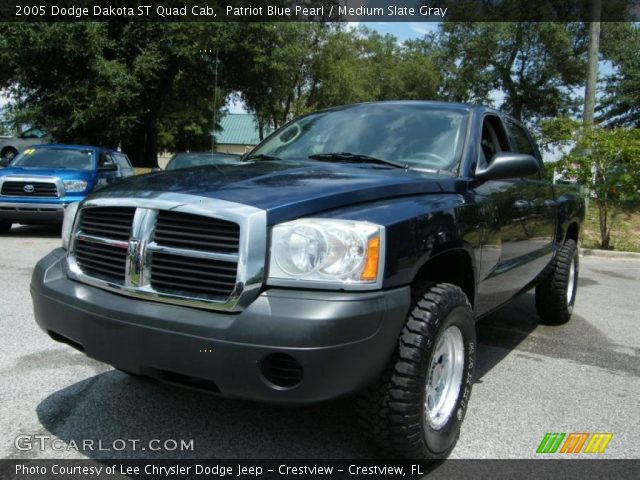 2005 Dodge Dakota ST Quad Cab in Patriot Blue Pearl