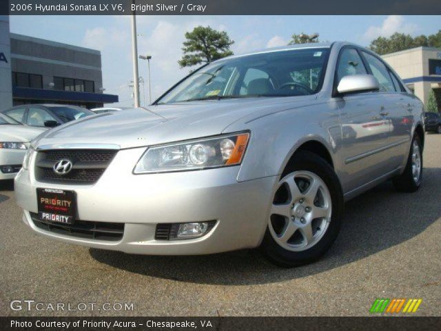 2006 Hyundai Sonata LX V6 in Bright Silver