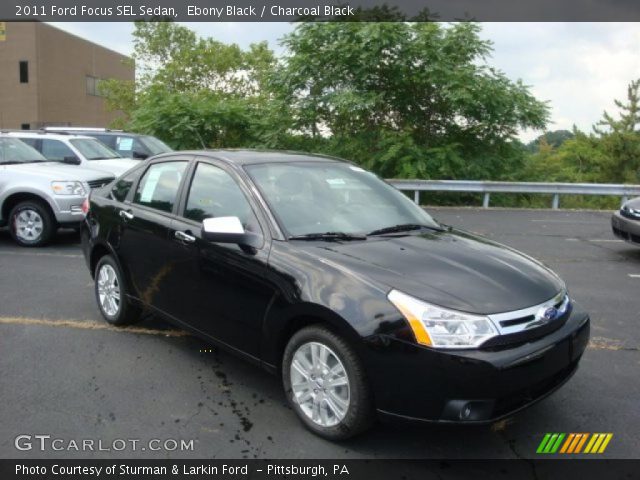 2011 Ford Focus SEL Sedan in Ebony Black