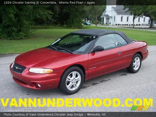 1999 Chrysler Sebring JX Convertible in Inferno Red Pearl