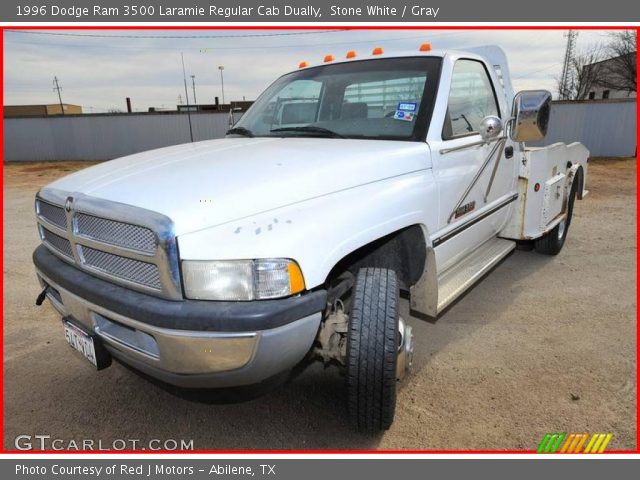 1996 Dodge Ram 3500 Laramie Regular Cab Dually in Stone White