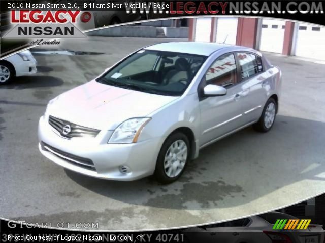 2010 Nissan Sentra 2.0 in Brilliant Silver Metallic