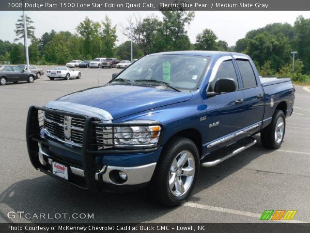 2008 Dodge Ram 1500 Lone Star Edition Quad Cab in Electric Blue Pearl