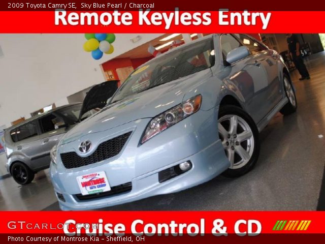 2009 Toyota Camry SE in Sky Blue Pearl