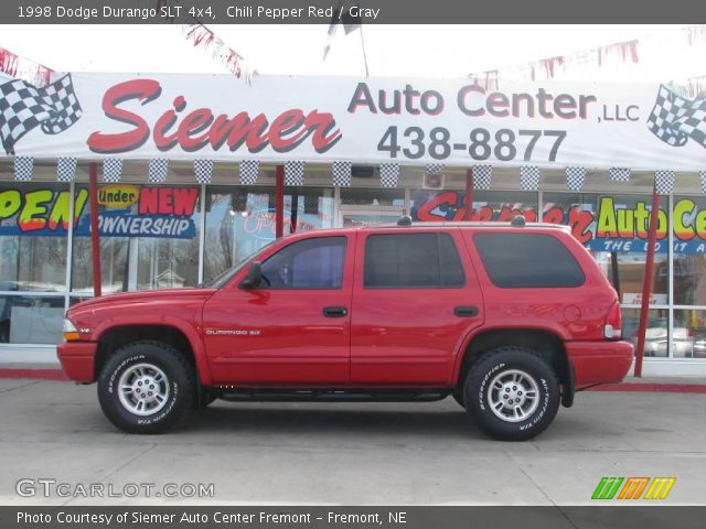 1998 Dodge Durango SLT 4x4 in Chili Pepper Red