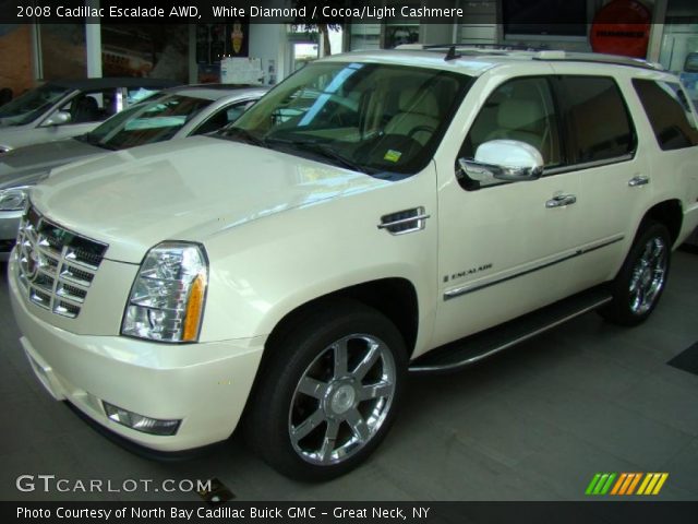 2008 Cadillac Escalade AWD in White Diamond