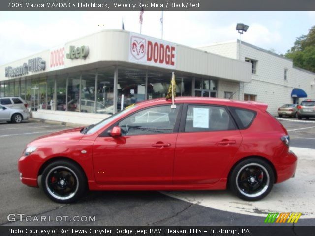 2005 Mazda MAZDA3 s Hatchback in Velocity Red Mica
