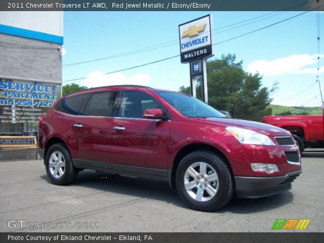 2011 Chevrolet Traverse LT AWD in Red Jewel Metallic