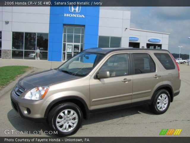 2006 Honda CR-V SE 4WD in Sahara Sand Metallic