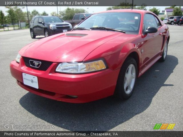 1999 Ford Mustang GT Coupe in Rio Red