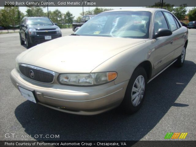 2000 Buick Century Custom in Gold Metallic