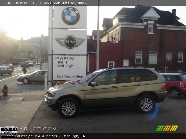 2006 BMW X5 3.0i in Olivin Green Metallic