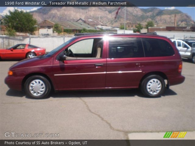 1998 Ford Windstar GL in Toreador Red Metallic