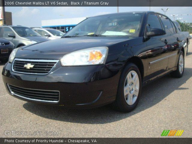 2006 Chevrolet Malibu LT V6 Sedan in Black