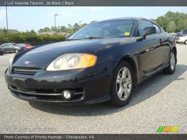 2003 Hyundai Tiburon  in Jet Black