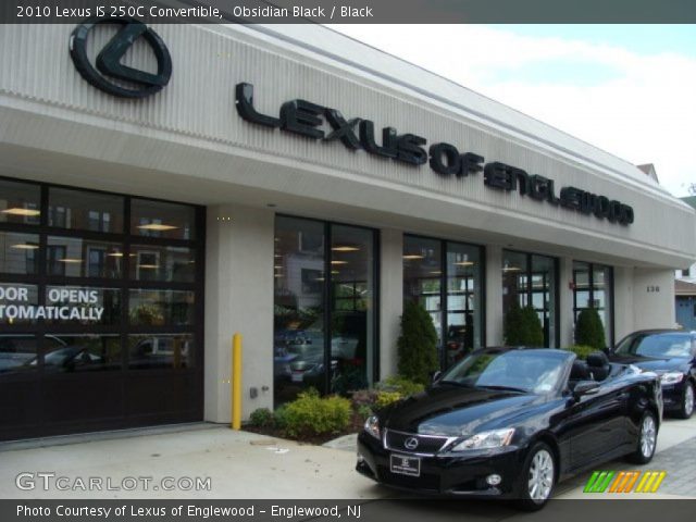 2010 Lexus IS 250C Convertible in Obsidian Black
