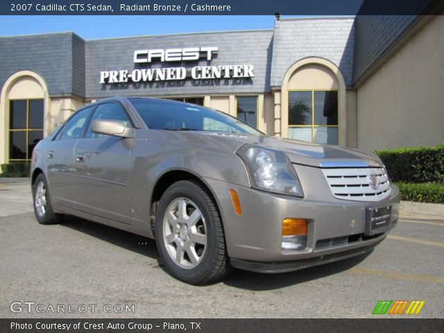 2007 Cadillac CTS Sedan in Radiant Bronze
