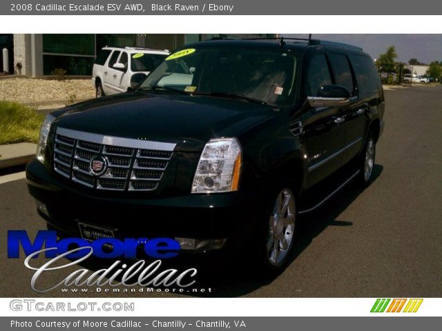 2008 Cadillac Escalade ESV AWD in Black Raven