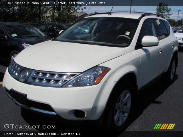 2007 Nissan Murano S AWD in Glacier Pearl White
