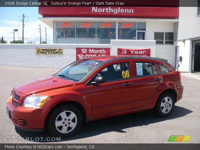 2008 Dodge Caliber SE in Sunburst Orange Pearl