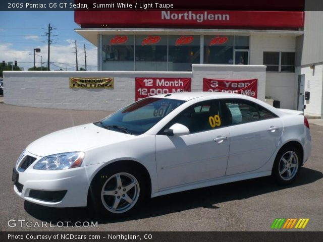 2009 Pontiac G6 GT Sedan in Summit White