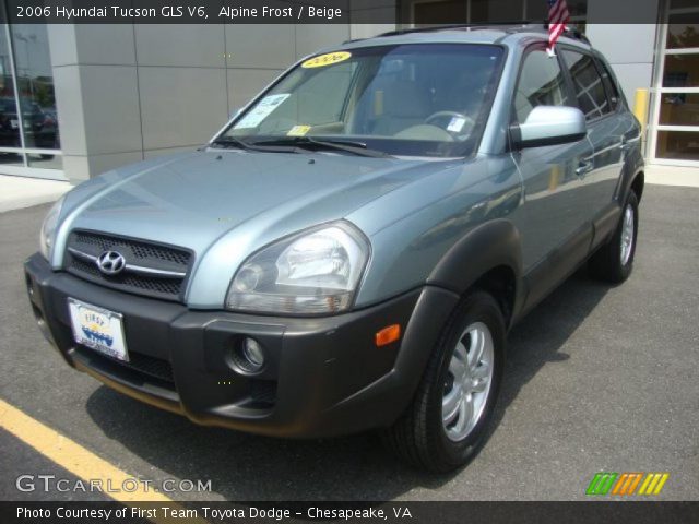 2006 Hyundai Tucson GLS V6 in Alpine Frost