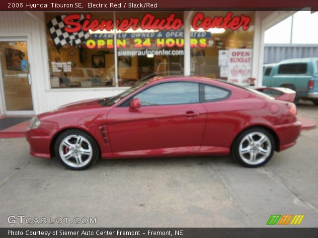 2006 Hyundai Tiburon SE in Electric Red