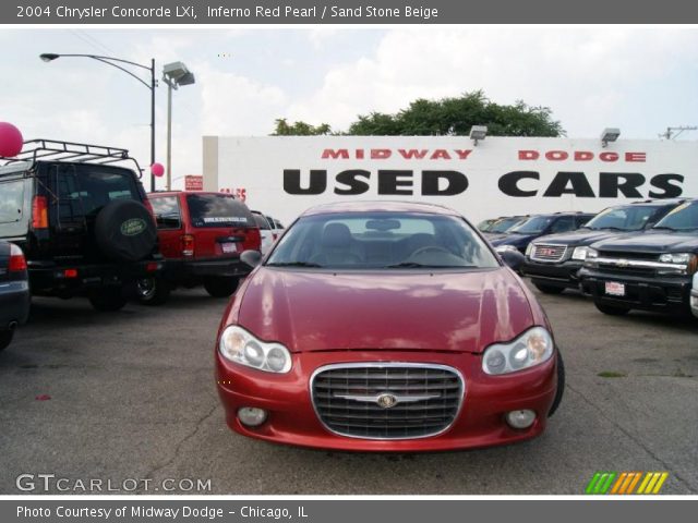 2004 Chrysler Concorde LXi in Inferno Red Pearl
