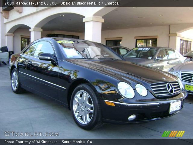 2000 Mercedes-Benz CL 500 in Obsidian Black Metallic