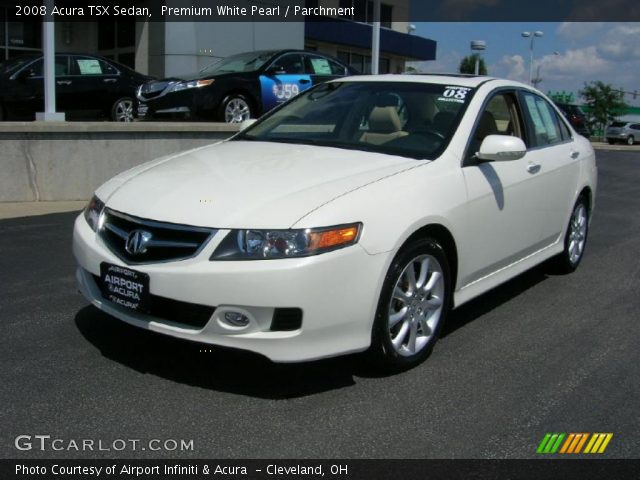2008 Acura TSX Sedan in Premium White Pearl